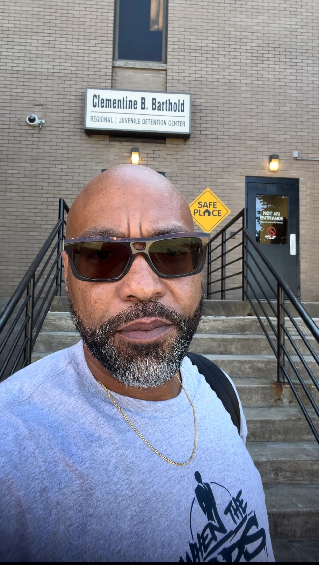 Facilitator arrives to introduce The A.C.C.O.U.N.T. Model™ to the young men in the juvenile detention center.